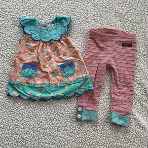Matilda Jane spring summer baby girl outfit 18-24 month 2 piece set